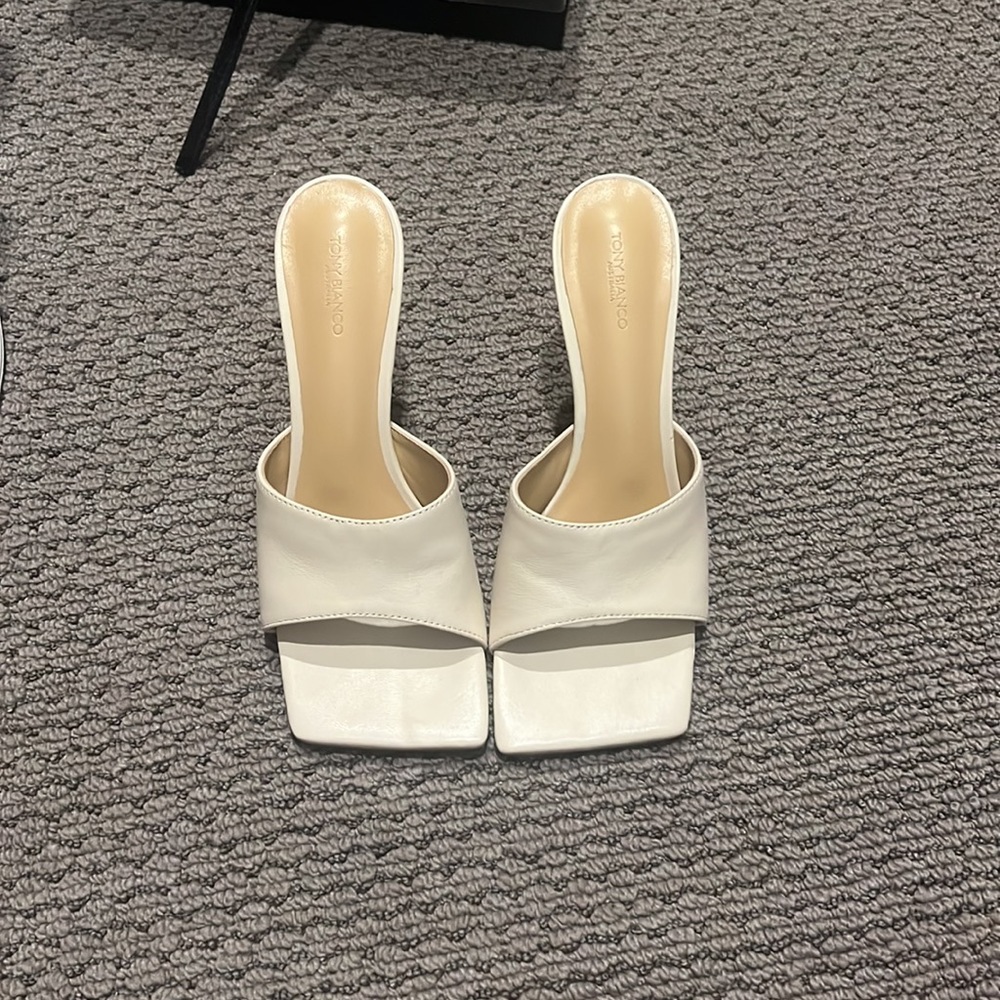 Tony Bianco Cream Mule
